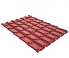 Металлочерепица Grand Line Classic Quarzit light Ral 3005 резка