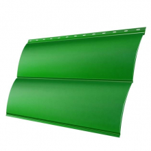 Сайдинг Grand Line Optima Satin БлокХаус Pe 0.5 Ral 6029 резка