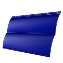 Сайдинг Grand Line Блок-хаус Pe 0,5 Ral 5002 резка