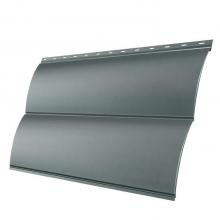 Сайдинг Grand Line Блок-хаус Pe 0,5 Ral 7005 резка