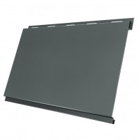 Сайдинг Grand Line Optima Satin Вертикаль Pe 0.5 Ral 7005 резка