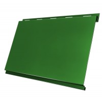 Сайдинг Grand Line Вертикаль Pe 0,5 Ral 6002 резка