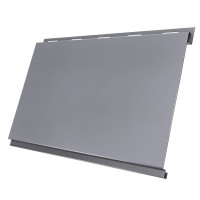 Сайдинг Grand Line Вертикаль Pe 0,5 Ral 7004 резка