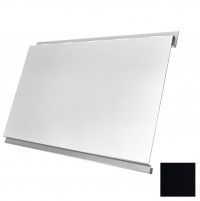 Сайдинг Grand Line Вертикаль Quarzit lite Ral 9005 резка