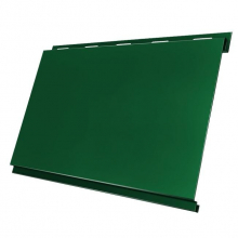 Сайдинг Grand Line Вертикаль Velur20 Ral 6005 резка