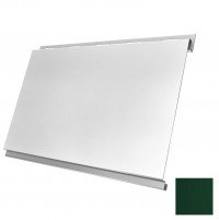 Сайдинг Grand Line Вертикаль Velur20 Ral 6020 резка