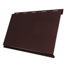 Сайдинг Grand Line Вертикаль Velur20 Ral 8017 резка