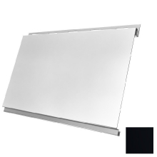 Сайдинг Grand Line Вертикаль Velur20 Ral 9005 резка