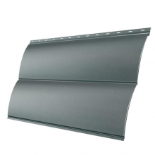 Сайдинг Grand Line Optima БлокХаус Pe 0.45 Ral 9006 резка