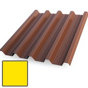 Профнастил H60 Pe 0.5 мм RAL 1018