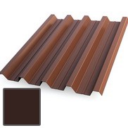Профнастил H60 Pe 0.5 мм RAL 8017 двухсторонний